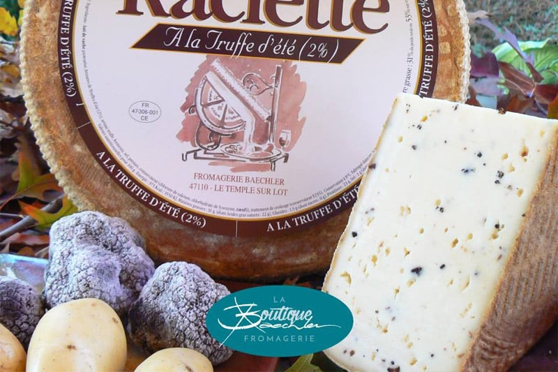 Raclette à la truffe d’ été